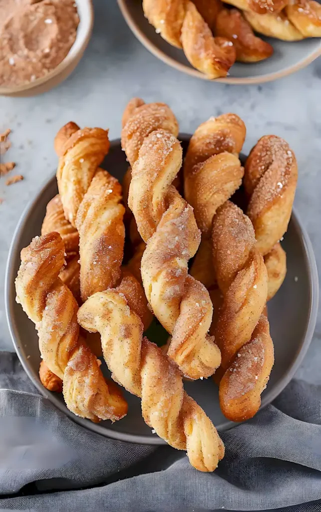 Zimt-Zucker-Twists aus dem Airfryer