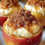 Apfel mit Cheesecake-Füllung himmlisches Dessert