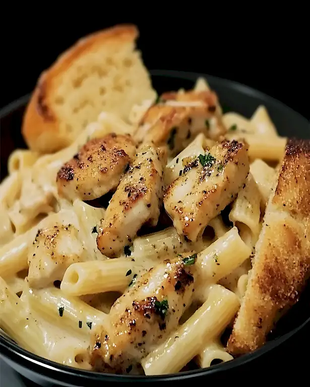 Cajun Hähnchen Pasta mit cremiger Parmesan Soße