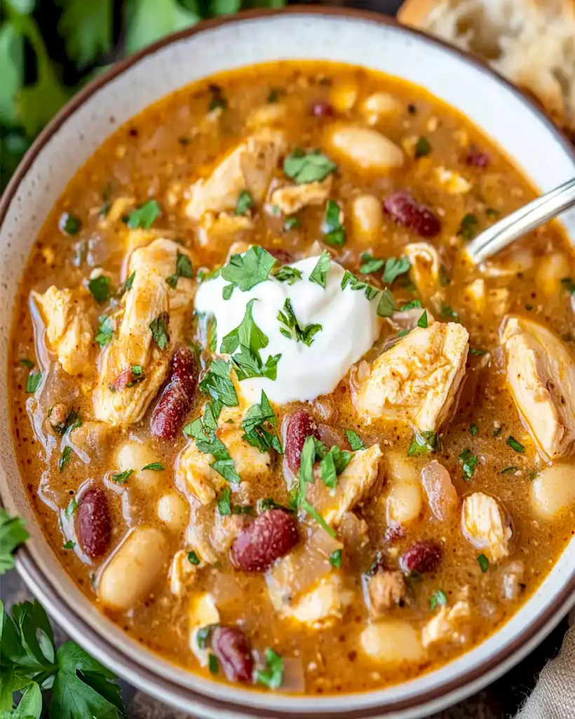 Cajun Hühnchen Chili mit kräftigem Geschmack