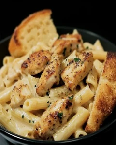 Cremige Cajun Hühnchen Pasta mit Parmesan