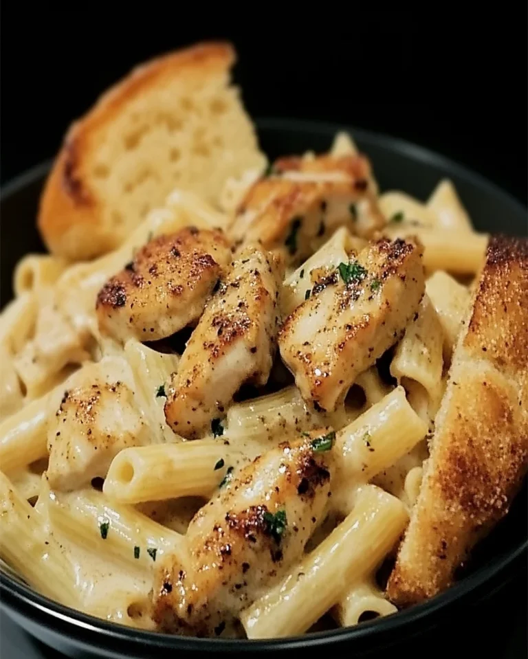 Cremige Cajun Hühnchen Pasta mit Parmesan