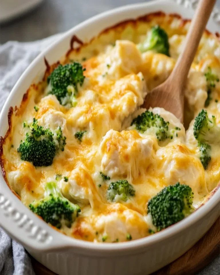 Cremiges Hähnchen Divan aus dem Ofen