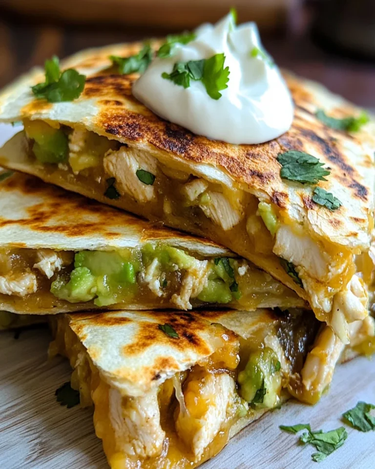 Hähnchen Avocado Quesadillas schnell und einfach