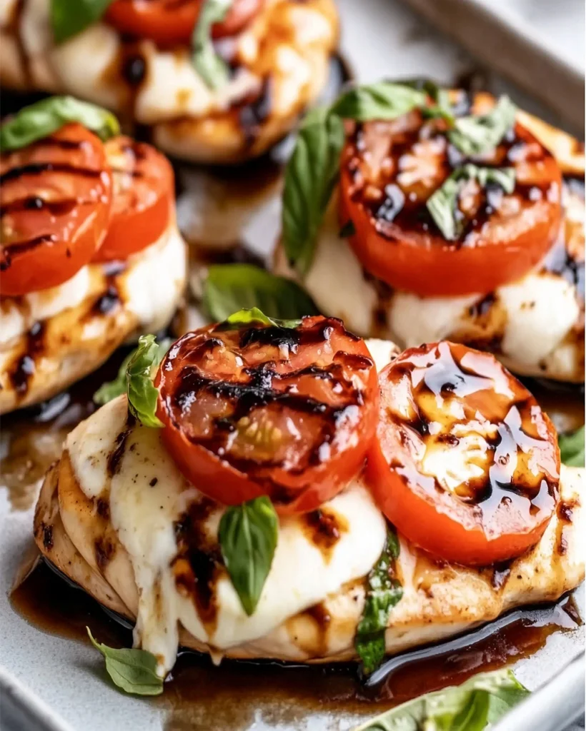 Hähnchen Caprese einfach köstlich und schnell zubereitet