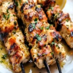 Hähnchen Spiedini mit würziger Amogio Sauce