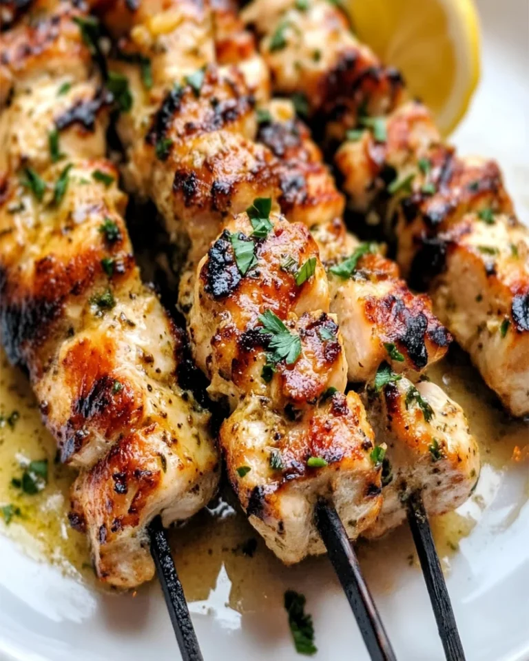 Hähnchen Spiedini mit würziger Amogio Sauce