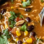 Herzhafte Hühnchen Enchilada Suppe schnell gemacht