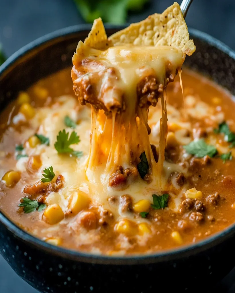 Herzhaftes Käse-Hackfleisch-Chili für jeden Anlass