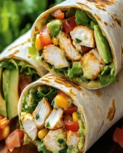 Hühnchen Avocado Ranch Burritos Schnell Gemacht