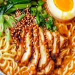 Hühner Tantanmen Ramen Cremig und Herzhaft