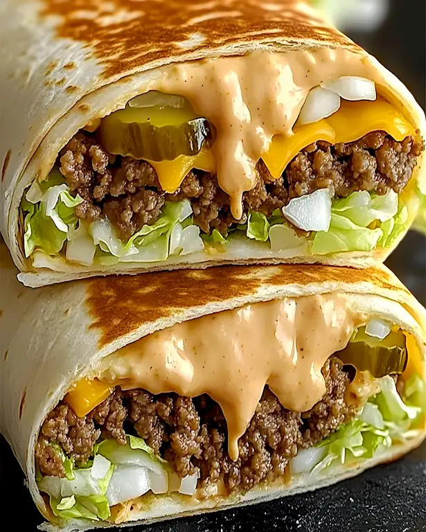 Schnelle Big Mac Wraps für zu Hause