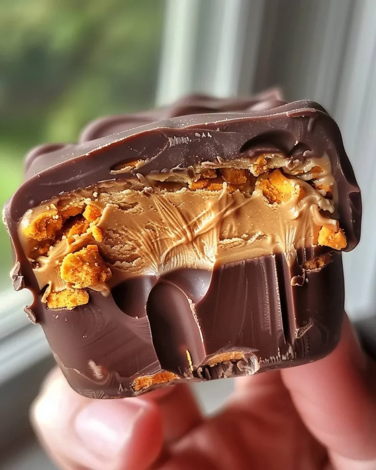 Butterfinger Lush Dessert mit Butterfingern und cremiger Schicht