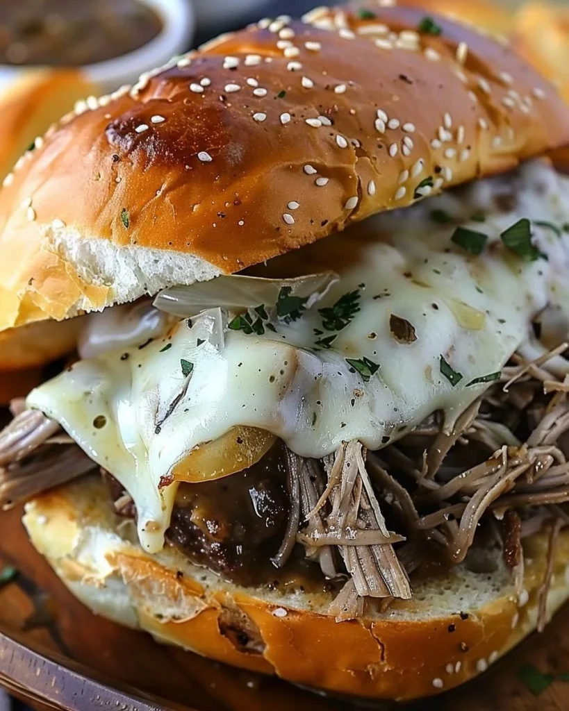 Crockpot Französisch Dip Sandwich