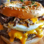 Hausgemachter Steak Egg Cheese Bagel nach McDonald’s Rezept