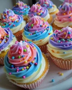 Festliche Ostern-Cupcakes dekoriert für das Osterfest