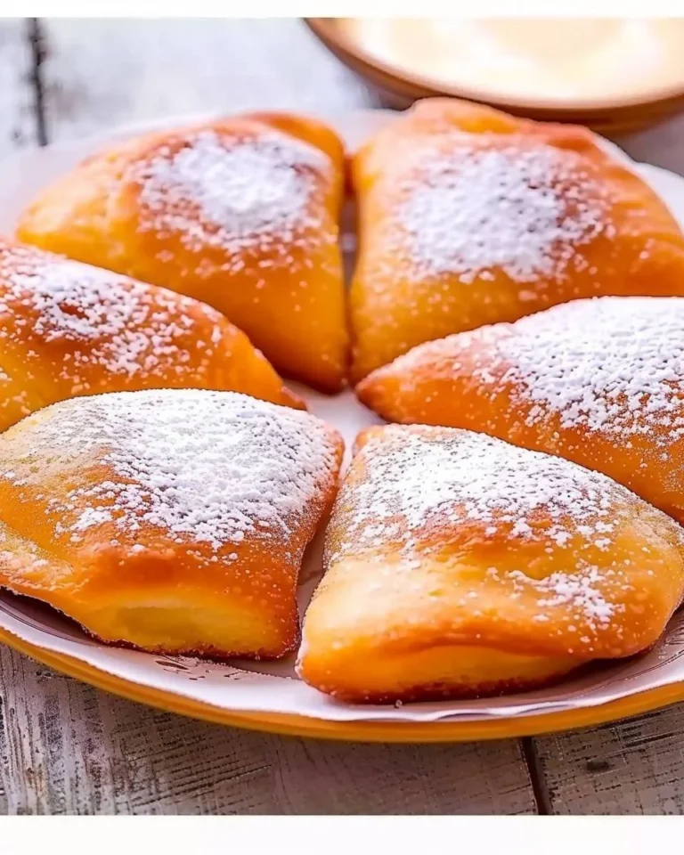 Frittierter süßer Brot auf einem Teller