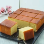 Leckerer Kuchen Beraouinse auf einem Teller serviert