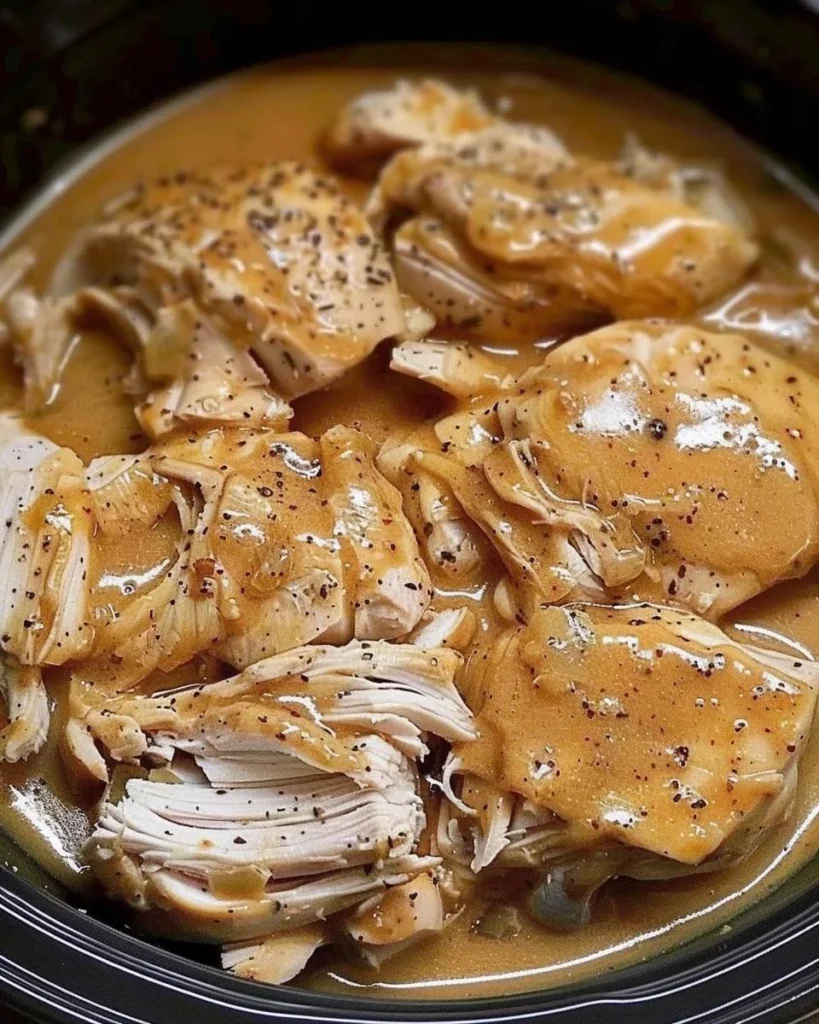 Schmortopf-Hähnchen mit Sauce