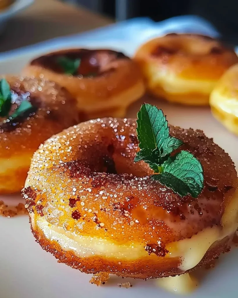 Crème Brûlée Donuts