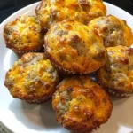 Leckere Käse-Wurst-Muffins frisch aus dem Ofen