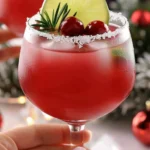 Weihnachtsmistel-Margarita Cocktails für die Feiertage