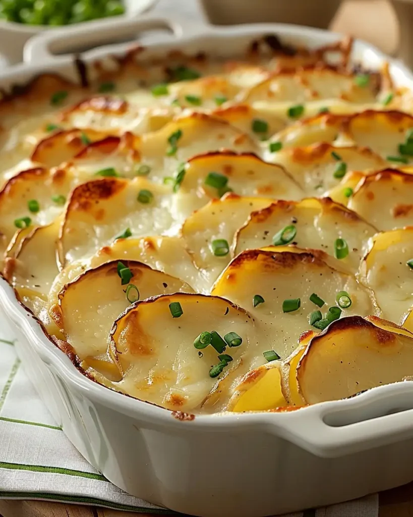 Cremige Kartoffelgratin mit Käse
