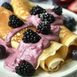 Traumhaft-lockere Brombeer-Crêpes zum Verlieben