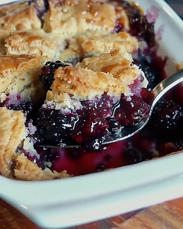 Einfacher Brombeer Crumble ein süßer Genuss