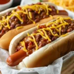 Einfaches Hot Dog Chili aus dem Slow Cooker