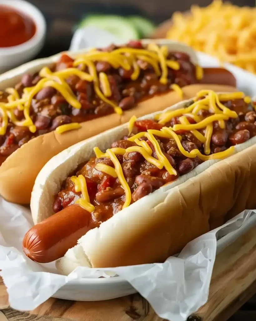 Einfaches Hot Dog Chili aus dem Slow Cooker