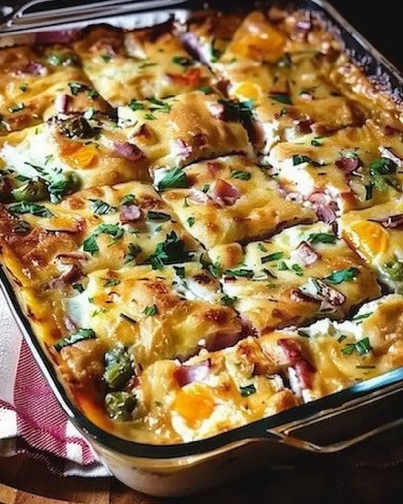 Herzhafter Bauernauflauf für den Brunch