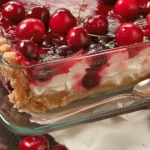 Klassisches Kirsch Dessert mit Frischkäse