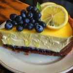 Traumhaft saftiger Zitronen-Käsekuchen mit Beerentopping – cremig-frische Genusszeit