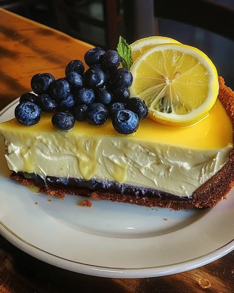 Traumhaft saftiger Zitronen-Käsekuchen mit Beerentopping – cremig-frische Genusszeit