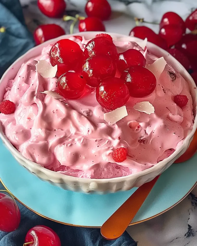Himmlischer Pink Cherry Jell-O Fluff
