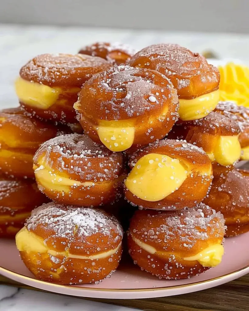 Mini Creme-donuts – Luftig-zarte Kaffeepause
