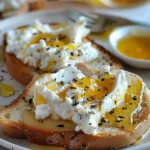 Cremiger Ricotta Toast mit Honig - Ein einfaches Rezept für einen schnellen Genuss