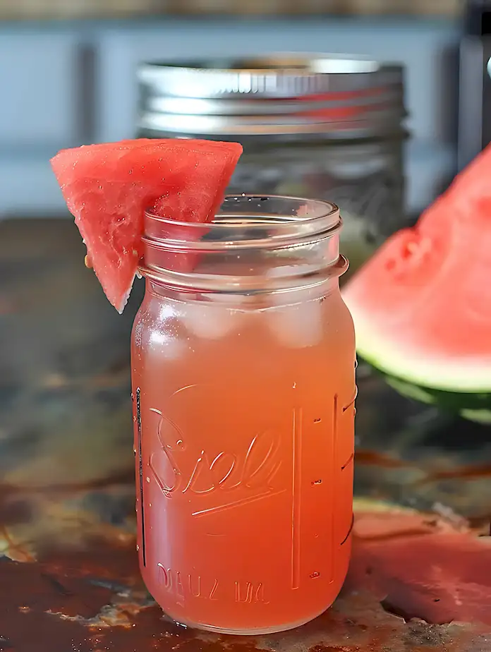Das Geheimnis für sommerfrischen Watermelon-Lime-Moonshine-Slush
