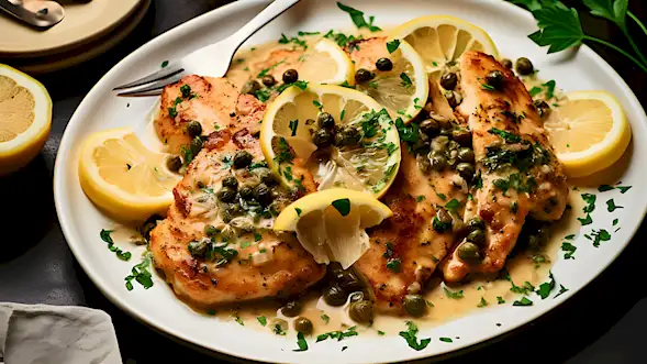 Hähnchen-Piccata - Zitronenfrisch und Saftig