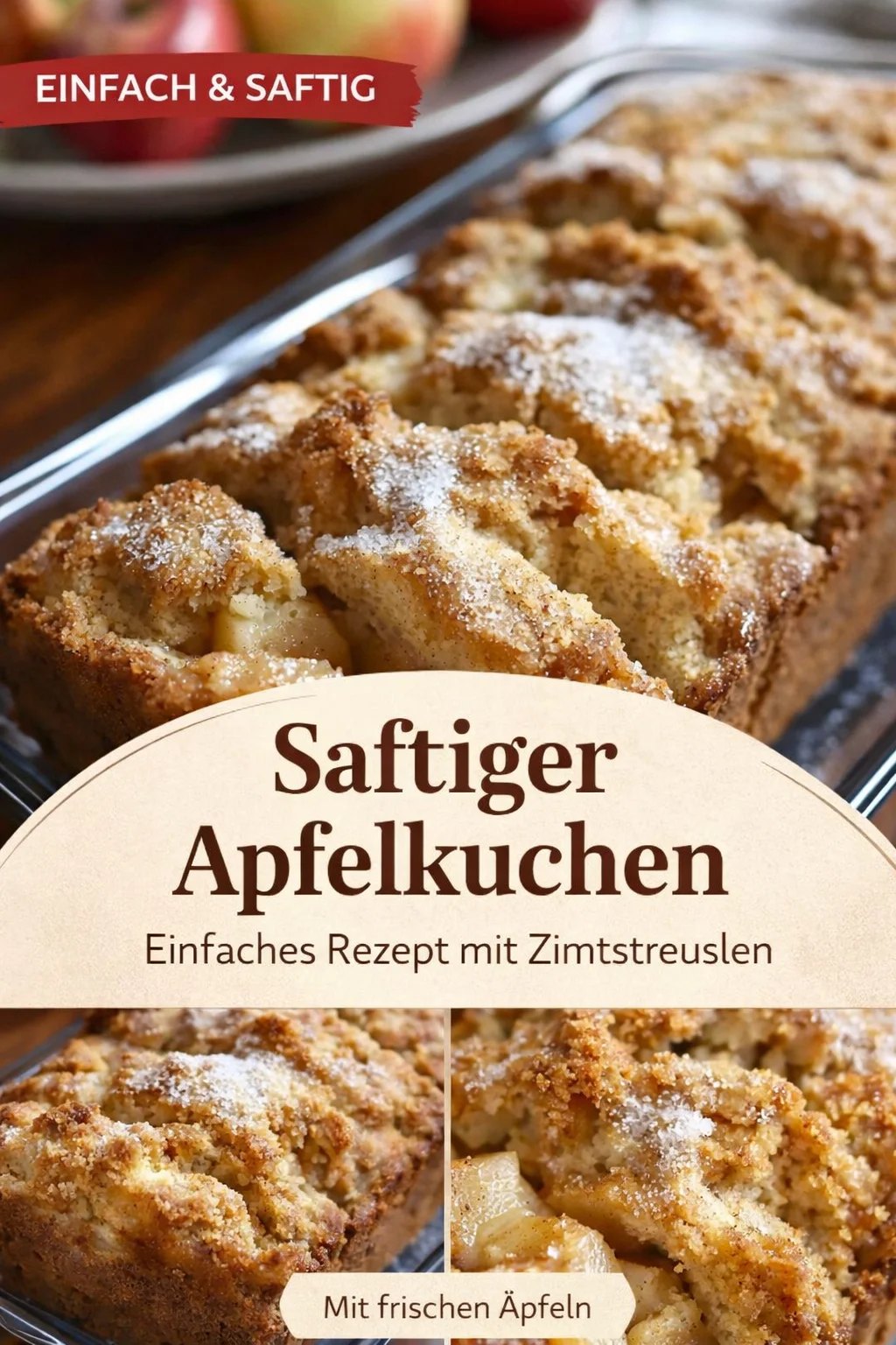 Apfelbrot: Ein einfaches Rezept für gemütliche Stunden zu Hause - Entdecke das perfekte Apfelbrot-Rezept für deine gemütlichen Stunden! Mit diesem einfachen Rezept verwandelst du frische Äpfel in ein unwiderstehliches, saftiges Brot. Ideal für Kuchenliebhaber und Minuten des Genusses! Starte jetzt dein Backabenteuer und teile dein Ergebnis. #Apfelbrot #Backen #Kuchenrezepte