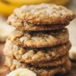 Leckere Bananenbrot-Kekse auf einem Teller, ideal zum Naschen.