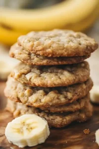 Leckere Bananenbrot-Kekse auf einem Teller, ideal zum Naschen.