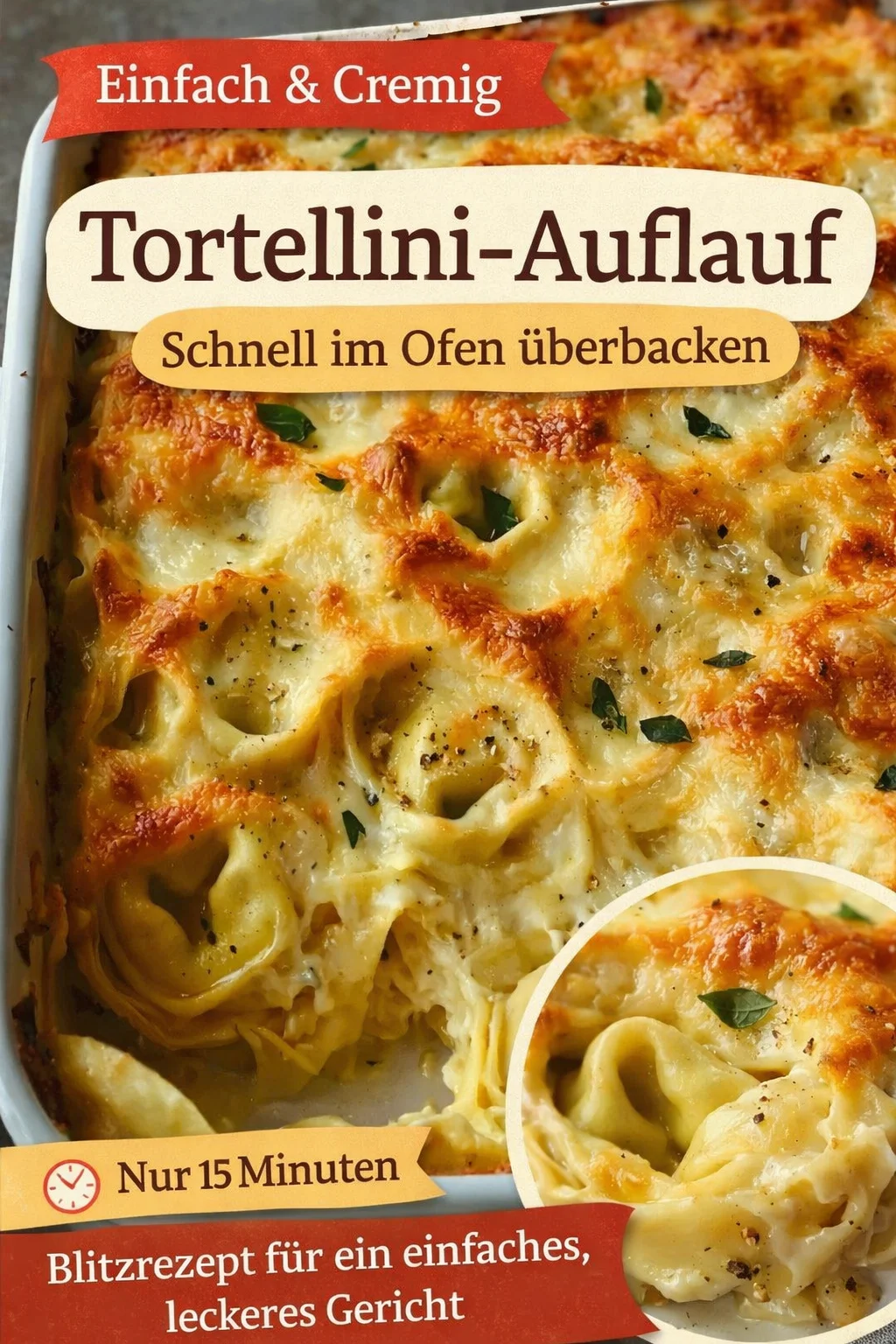 Cremiger Artischocken Tortellini Auflauf für dein perfektes Abendessen - Bist du bereit für einen köstlichen Artischocken Tortellini Auflauf, der ganz einfach zuzubereiten ist? Dieses Rezept ist ideal für ein schnelles und herzhaftes Abendessen, das beeindruckt! Lass dich von den Aromen verwöhnen und verwandele dein Dinner in ein Festmahl. Probiere es jetzt aus und genieße jeden Bissen! #TortelliniAuflauf #EinfachKochen #LeckerEssen