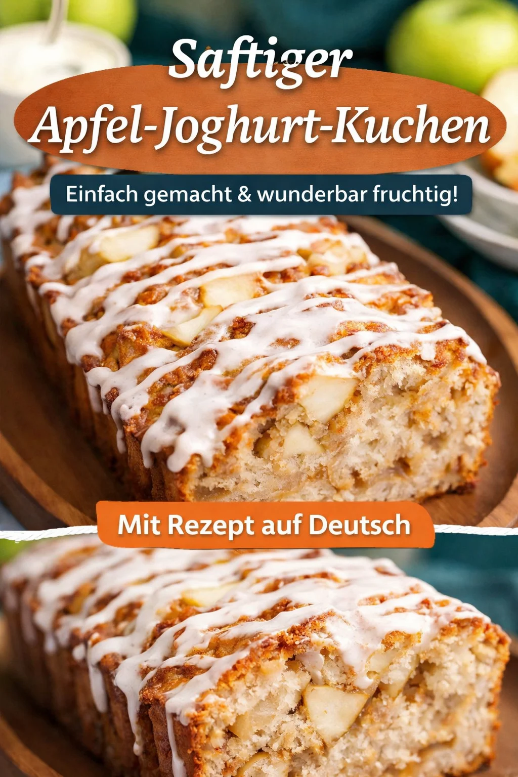 Das beste Apfelbrot Rezept für frische Herbstmomente - Entdecke unser unwiderstehliches Rezept für Apfelbrot, das deine Sinne verzaubert! Softer Teig mit saftigen Äpfeln und einem Hauch von Zimt wird jeden Bissen zu einem Genuss. Perfekt als Snack oder zum Kaffee, versüße dir den Tag mit diesem aromatischen Highlight! Probiere es aus und verwöhne deine Liebsten! Jetzt Rezept sichern und loslegen! #Apfelbrot #Backen #Rezept