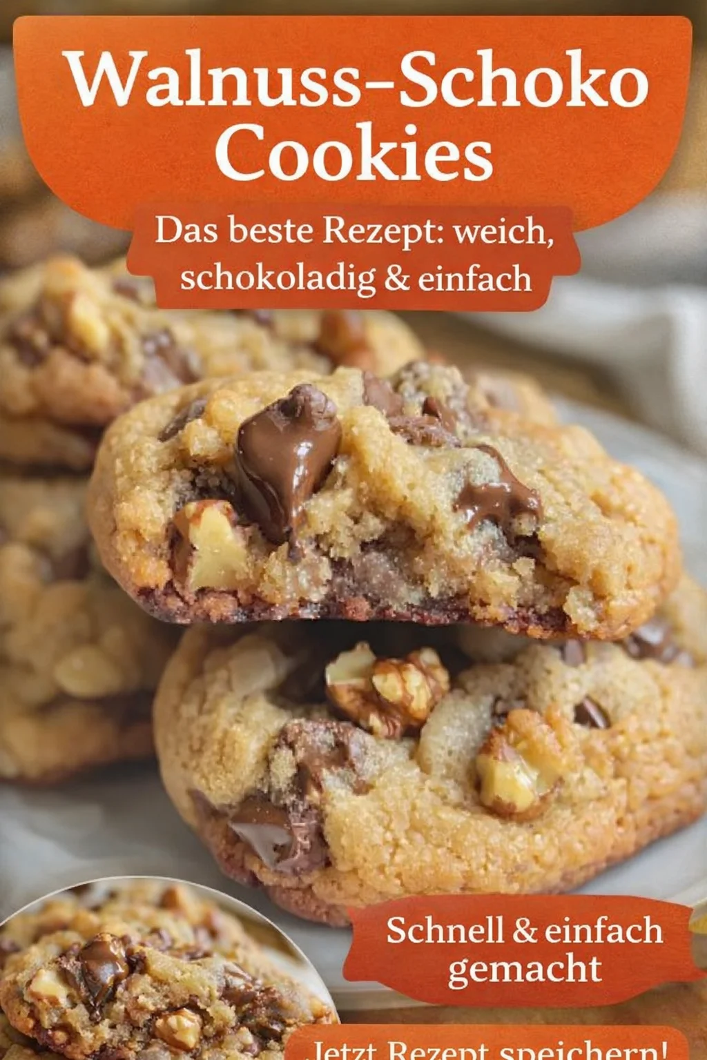Die besten Schokokekse mit Walnüssen: Einfach und Lecker! - Bist du bereit, deine Backkünste aufs nächste Level zu bringen? Diese köstlichen Schokokekse mit knackigen Walnüssen sind das perfekte süße Vergnügen. Ideal für jede Gelegenheit! Folge uns für mehr leckere Rezepte und bring Schwung in deine Backstube. Lass dir dieses Rezept nicht entgehen! #Kekse #Schokolade #Backen
