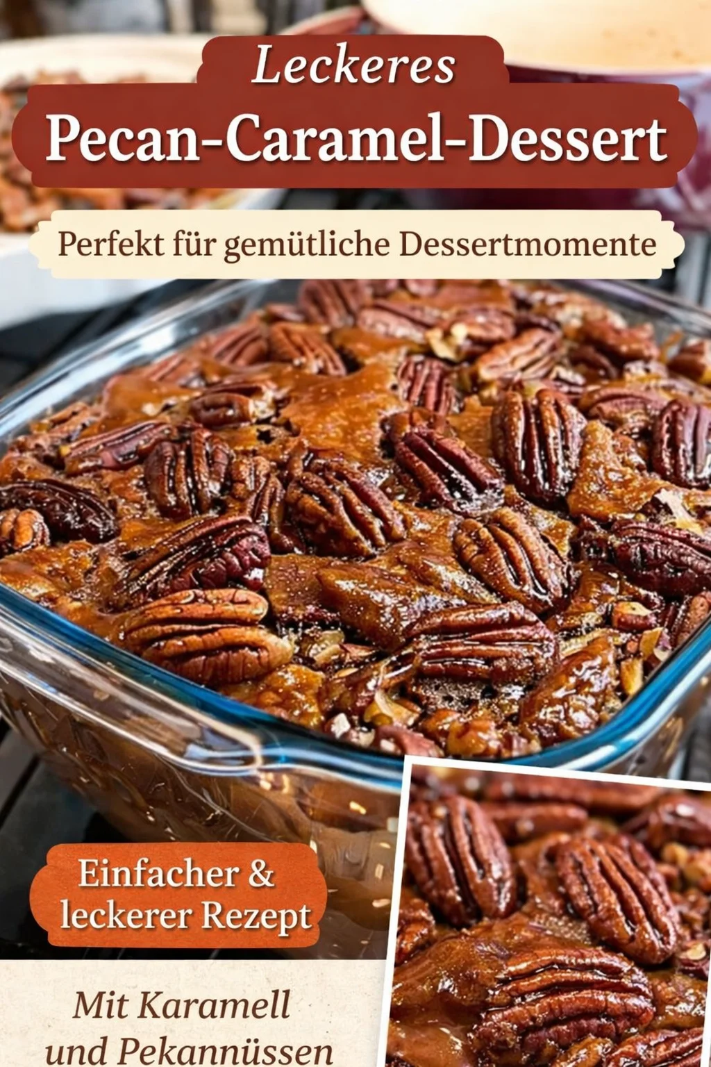 Himmlischer Pekannusskuchen: Unwiderstehlich und einfach gemacht! - Sehnt ihr euch nach einem süßen Genuss, der Erinnerungen an Zuhause weckt? Dann probiert mein Rezept für den perfekten Pekannusskuchen – einen köstlichen Pecan Pie Cobbler! Einfach in der Zubereitung, aber mit intensiven Aromen, die jeden Biss zum Erlebnis machen. Lasst euch von diesem Dessert verführen! Teile dein Ergebnis mit mir! #Pekannusskuchen #Kuchenliebe #DessertIDEEN