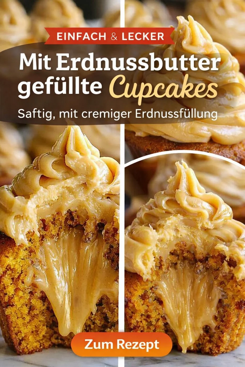 Kürbis Cupcakes mit Dulce de Leche – Ein herbstlicher Genuss - Entdecke die perfekte Kombination aus saftigen Kürbis Cupcakes und der süßen Überraschung aus cremigem Dulce de Leche! Diese Cupcakes sind nicht nur einfach zu backen, sie bringen auch den Geschmack des Herbstes direkt auf deinen Teller. Ideal für jede Kaffeepause oder als köstliches Dessert! Probiere jetzt das Rezept und verwöhne dich selbst oder deine Gäste. Lass dir diesen Genuss nicht entgehen! #KürbisCupcakes #HerbstRezepte #Backen