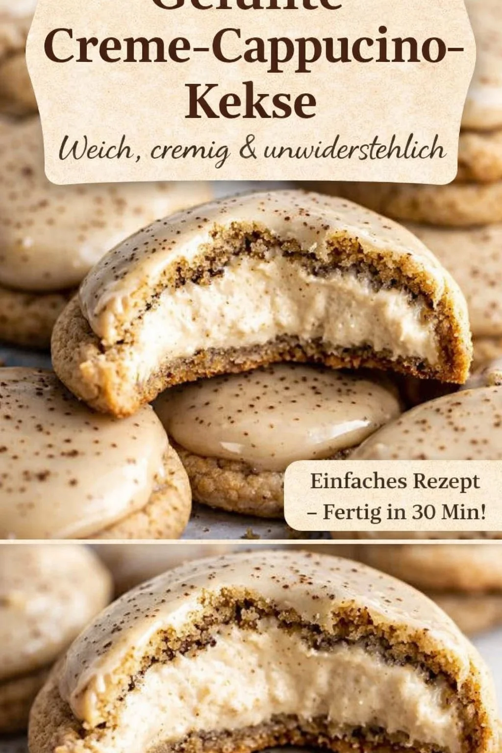 Käsekuchen Kekse: Leckere Kombination aus Süßem und Cremigem genießen! - Hast du Lust auf etwas Besonderes? Diese Käsekuchen Kekse sind perfekt für alle, die cremige Süßigkeiten lieben! Mit zartbitteren Schokoladenchips und einem Hauch von Kaffee sind sie die ideale Begleitung zu deinem Lieblingskaffee. Probiere sie aus und verwöhne dich selbst oder lade deine Freunde ein! Lass es dir schmecken! Jetzt selbst backen! #KäsekuchenKekse #Backen #Süßigkeiten