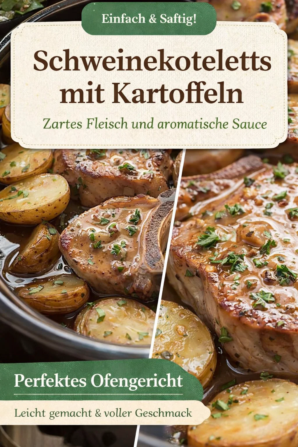 Leckere Crockpot Ranch Schweinekoteletts mit Kartoffeln für jeden Tag - Entdecke das perfekte Rezept für hektische Tage: Unsere Crockpot Ranch Schweinekoteletts und Kartoffeln! Einfach vorzubereiten, gesund und unglaublich schmackhaft. Diese aromatischen Koteletts zergehen förmlich auf der Zunge und sind die ideale Lösung für ein schnelles Abendessen! Probiere es aus und bringe Abwechslung auf deinen Tisch! #CrockpotRezepte #SchnelleGerichte #Abendessen.